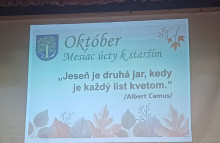 Posedenie pri príležitosti mesiaca úcty k starším 2024